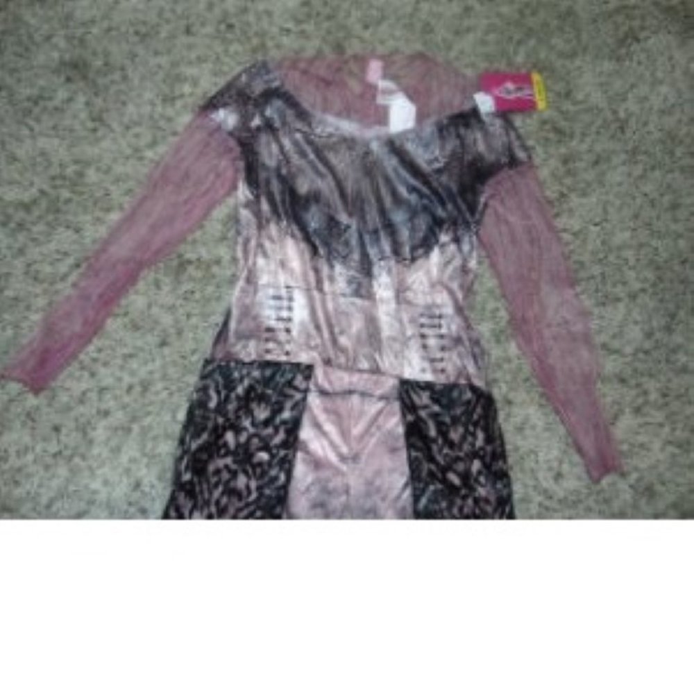 Descendants Audrey Halloween Costume 10/12 Pink Jumpsuit Girls Disney - Picture 4 of 6